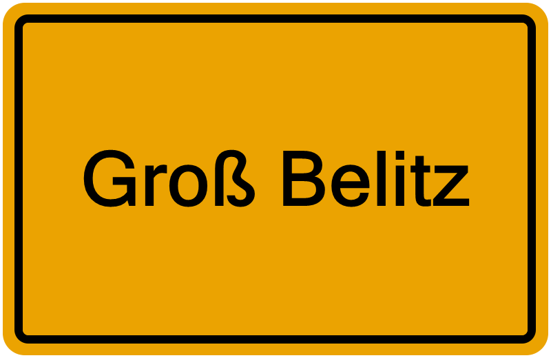 Handelsregisterauszug Groß Belitz